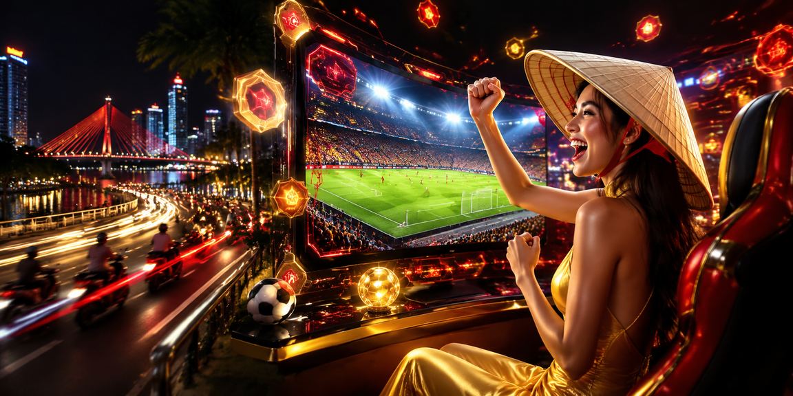Người chơi esports tại Đà Nẵng với nón lá truyền thống – hình ảnh kết hợp văn hóa Việt và thế giới số