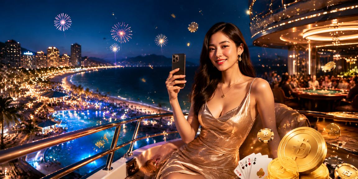 Người chơi tận hưởng trò chơi bài trong không khí biển Nha Trang thoải mái và thư giãn